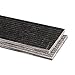Apache 20104109-72 Package Handling Spun Polyester PVC Lightweight Belting, Friction x Brushed Surface, 4 Plies, 200 Working Tension, 0.16" Thickness, Black
