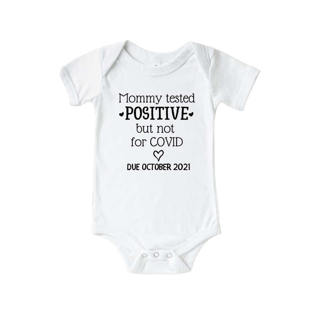 Download Amazon Com Funny Quarantine Baby Announcement Social Distancing Pregnancy Announcement 2021 Quarantine Baby Reveal Newborn Cream Handmade