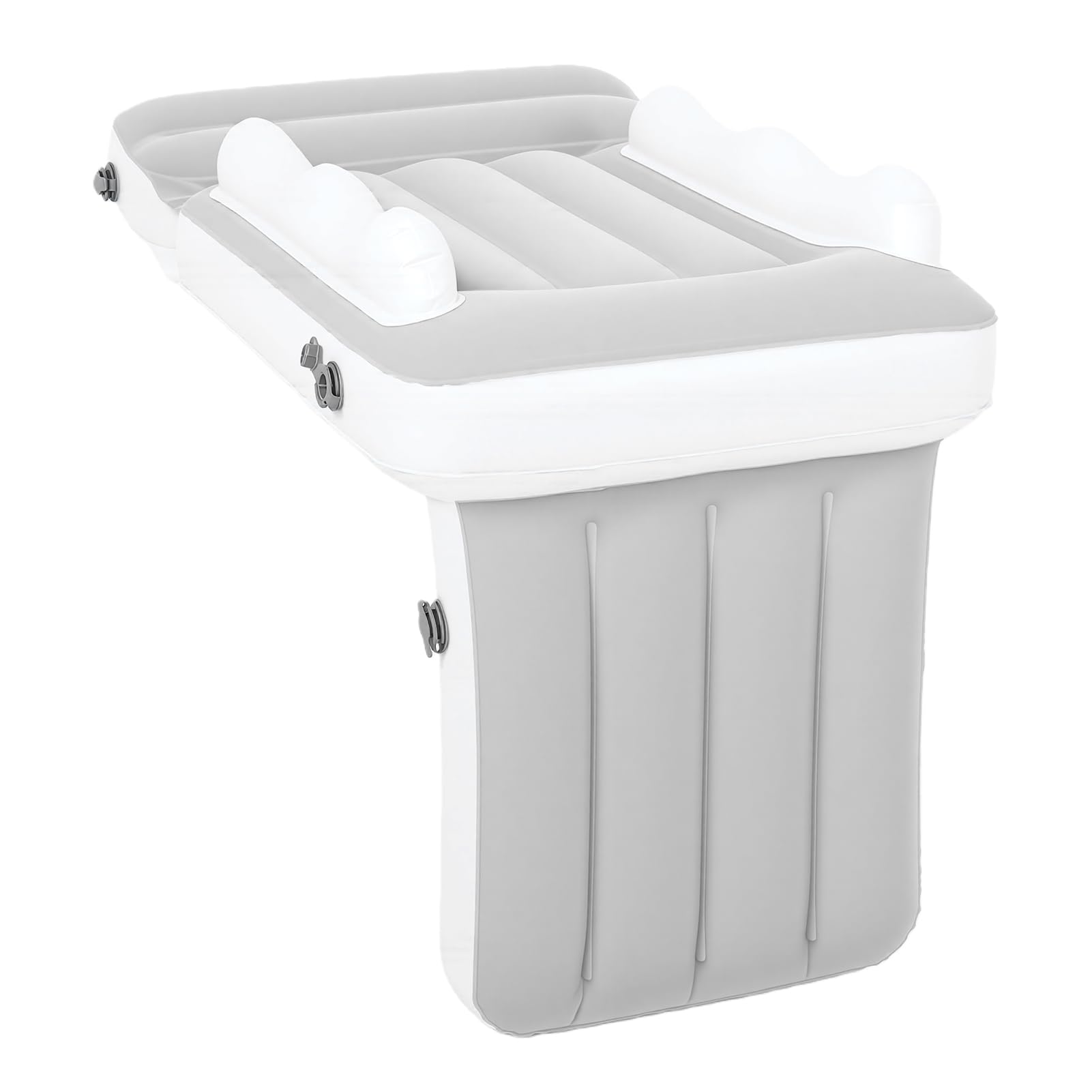Cama de avión para niños Sorandy, extensor de asiento de coche plegable con barandillas 8