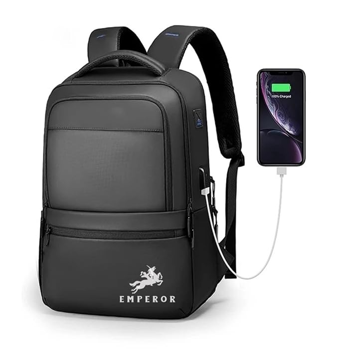 Buy TRUE HUMAN Emperor AntiTheft backpack With USB charging Port and