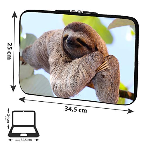 Funda portátil 13,3 pulgadas anticaídas Pedea Chilling Sloth que evita arañazos diarios 2