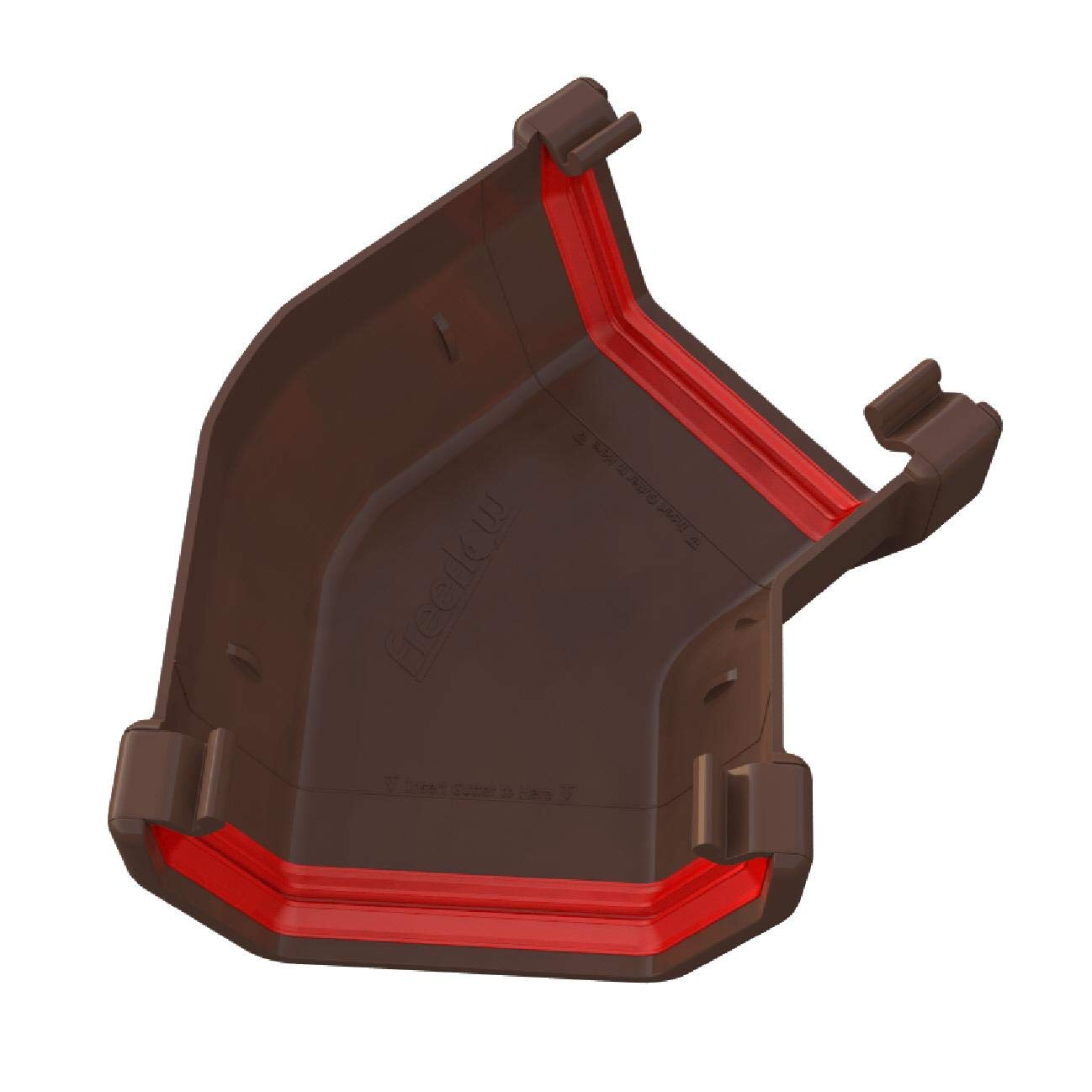 Freeflow Brown Square Gutter 135 Degree Angle Joint, 114Mm Rain Water Systems