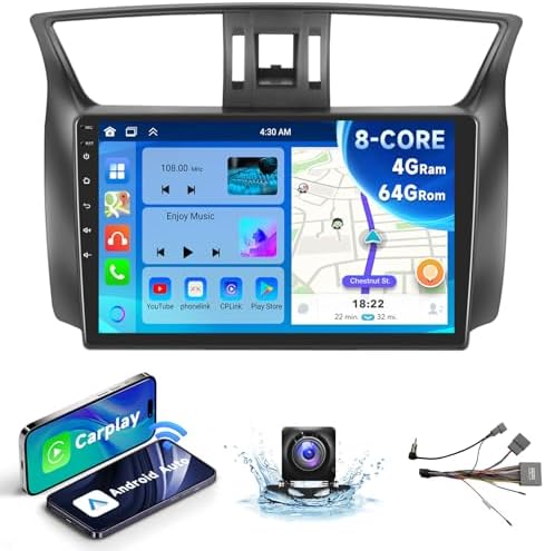 Autoradio Android 15 Per Nissan Qashqai J10 2006-2016 - 9'' Touchscreen, CarPlay, Android Auto, DSP - Foto 6