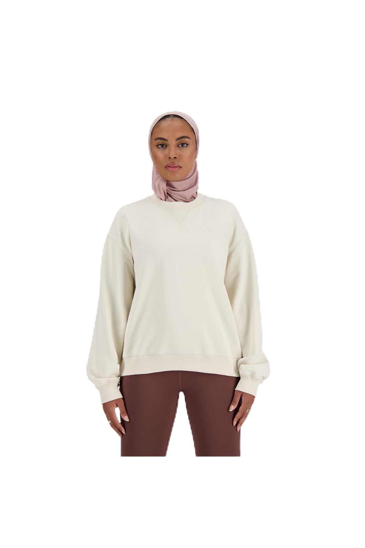 New Balance Womens Athletics French Terry Crew