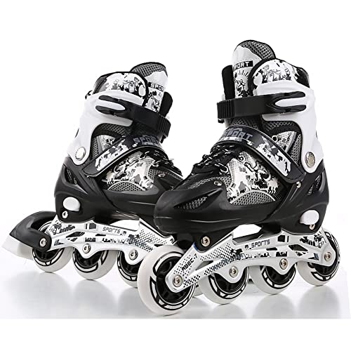 SWEETDREAM インラインスケート ローラースケート サイズ調整可能 発光 子供用 大人 初心者向 Inline skate 女の子 男の子
