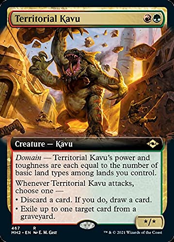 Magic: The Gathering - Territorial Kavu (467) - Extended Art - Modern Horizons 2 #TOP22