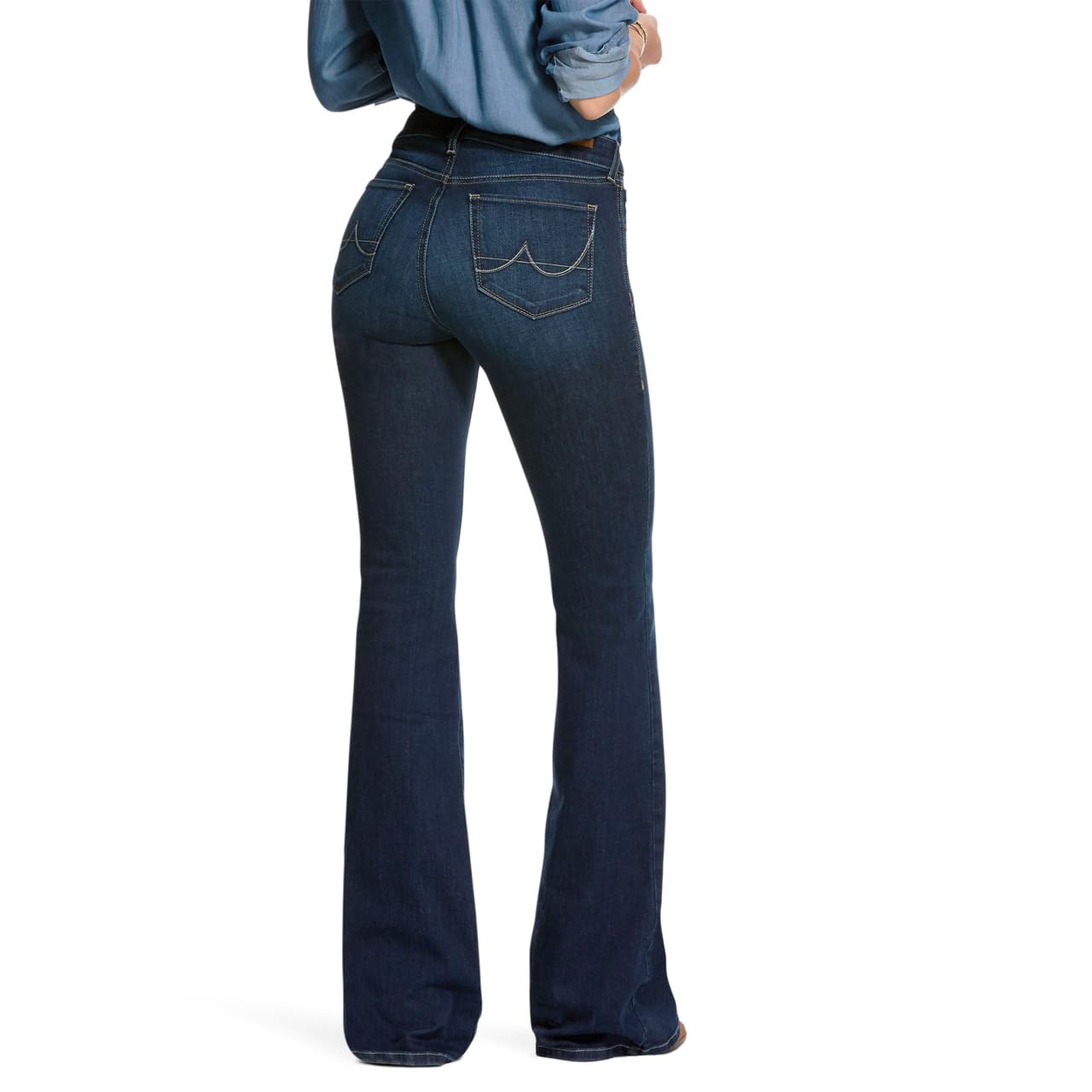 Ariat Jeans Acampanados Katie Ultra Elásticos de Talle Ariat Katie Flare Jeans Ultra elásticos para Mujer, Talle, Maya, 30 Regular Mujer