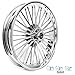 TOFR 21x3.5 Front Wheel Rim 21 inch Fat Spoke For Harley Heritage Softail Fat Boy Deluxe Deluxe Night Train Springer Classic Softail Standard Custom Chrome