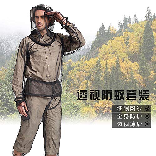 Traje de pesca, Andoer Leve Inseto de Verão Desgaste Mosquito Terno Jaqueta Luvas Calças Meias para