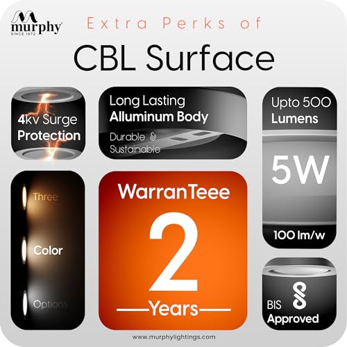 Image of Murphy 5W CBL 3-in-1 Round Surface Down Light Color Changing Light (Red /Blue /Pink, Pack of 20)
