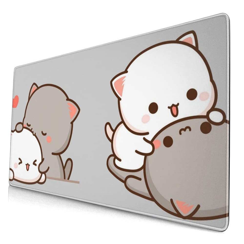 Tappettino del mouse Gaming Mousepad Desk Tappetino for computer Gaming Mousepad Gomma naturale antiscivolo con tappetino for il mouse delle donne di bloccaggio Tappetino per mouse da gioco (Color :