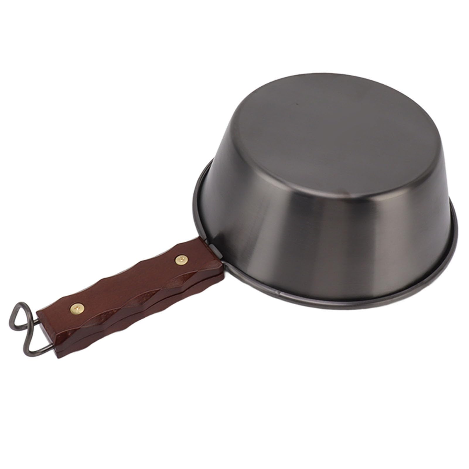 Juego Utensilios Cocina para Camping 2 litros, Olla Camping Ligera Antiadherente Acero Inoxidable con Bolsa Almacenamiento, Sartén para Acampar con Mango para Mochileros