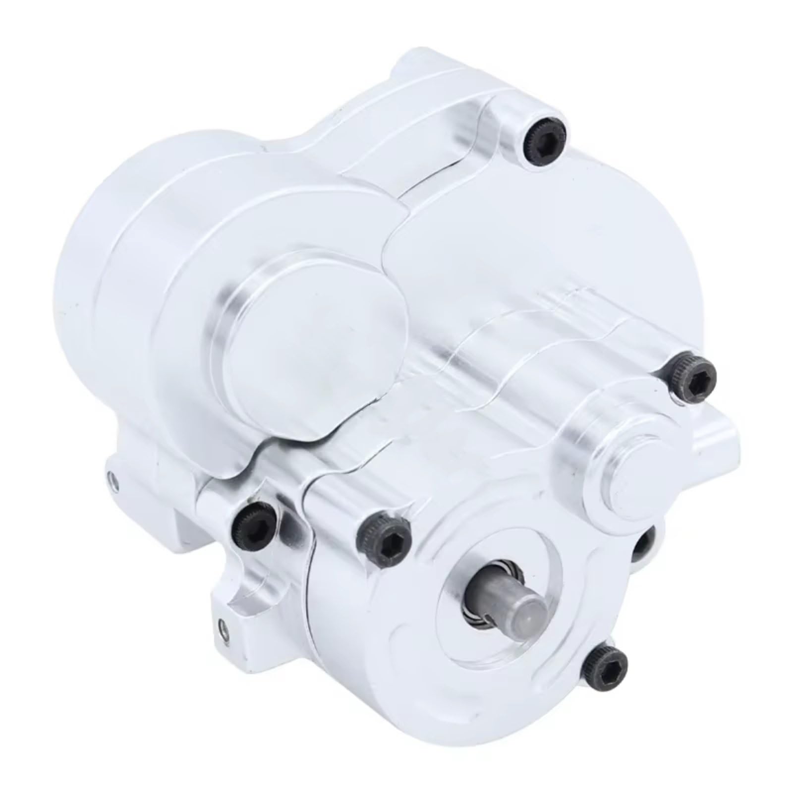 Parti Trasmissione Per MN Per MN128 MN86 MN86K MN86KS G500 1/12 Accessori | RC per cambio Cambio Crawler con Scatola CNC e Ingranaggio Motore per Trasmissione Potenza Fluida(Silver)