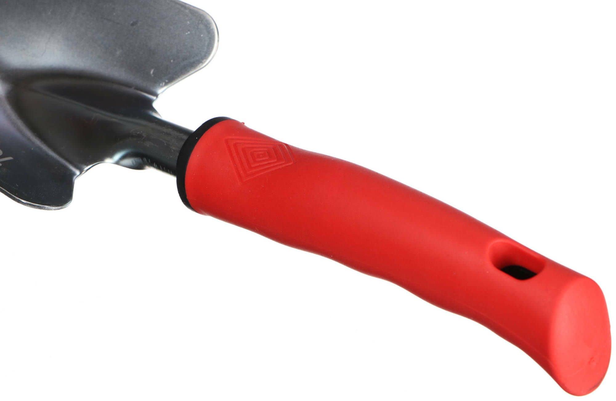 SIXTOL Garden trowel made of quality steel with ergonomic handle, red - Image 2