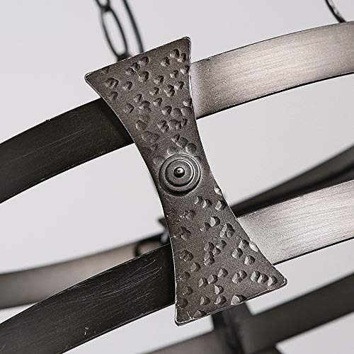 Suspension restaurant droplight maison noir rond pour éclairage rétro moderne - 5