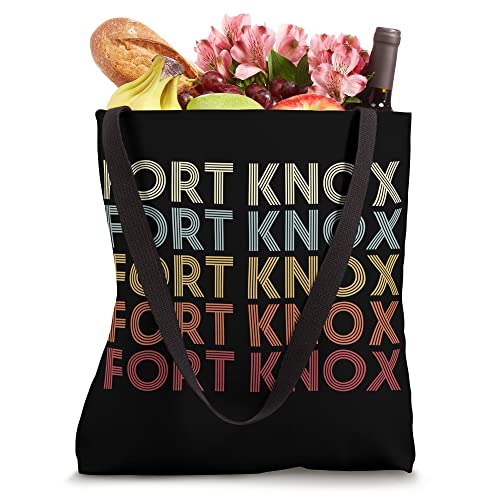 Bolsa Tote Retro Vintage Fort Knox Kentucky miniatura 4