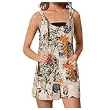 💚💚Material:Baumwollmischung,hautfreundlich,atmungsaktiv,lässige Latzhose für Damen,einfarbig,einfarbiges Design,Trägerhose,kurz,Hosenanzug,kurz,Rückenfrei,mit 2Tasche,praktisch.