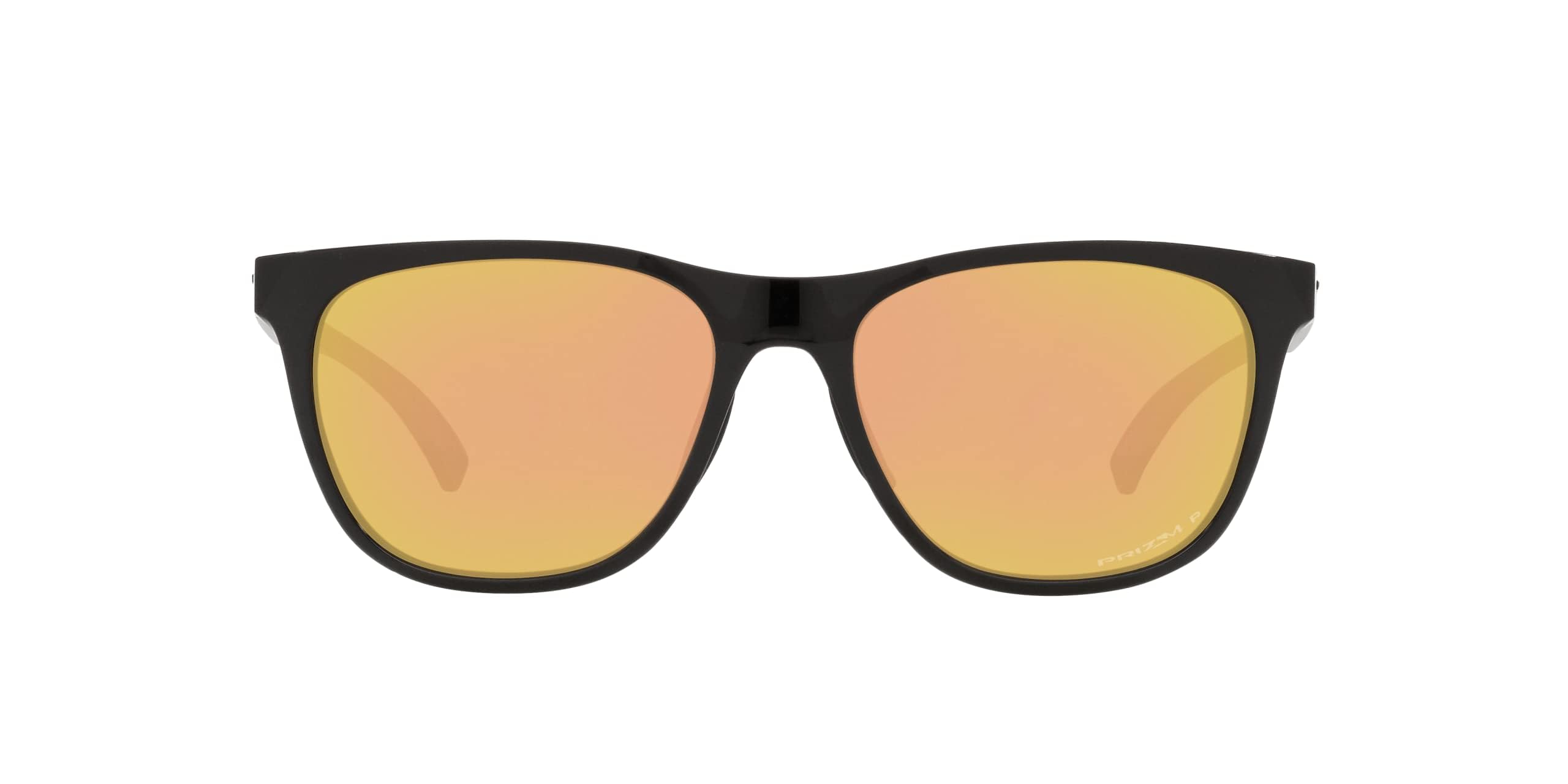 Oakley Wire Tap 2.45 Sunglasses, Polished Black/Prizm Rose Gold, 56/17/139 Femme, Polished Black/Prizm Rose Gold