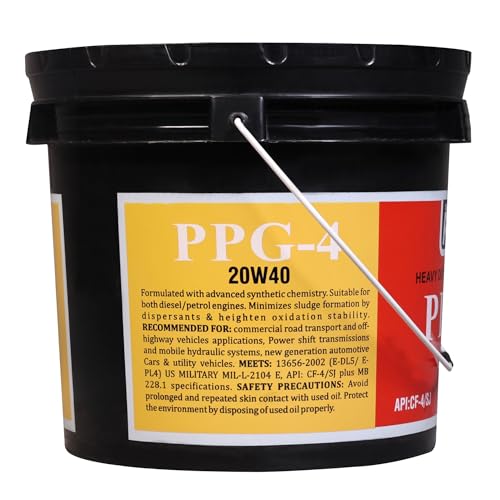 Image of PALCO PPG-4 20W40 | API: CF-4 /SJ & MB 228.1 Multigrade Engine oil for Diesel Commercial Road Transport Off Highway Vehicles | New Generation Automotive Vehicles | 6 Litres