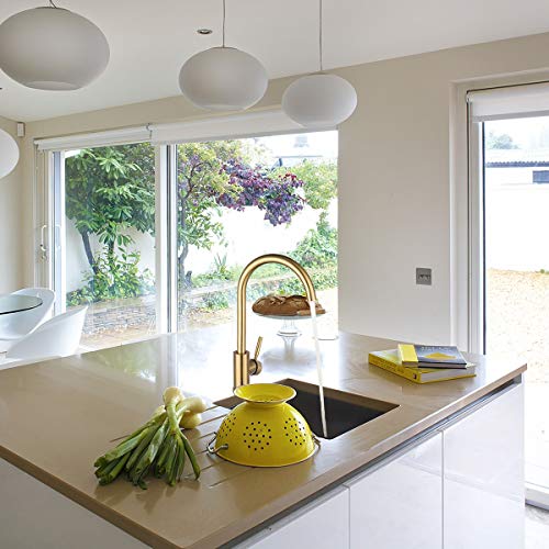 Bar Kitchen Sink Faucet Brushed Gold Gappo 360 Lead Single Handle Bathroom Faucet Prep Kitchen Faucet In Stainless #TOP2