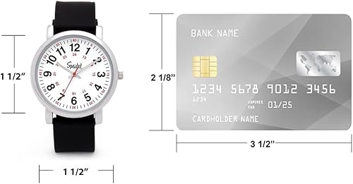 Miniatura 4 de Speidel Original Scrub Watch Movimiento de cuarzo Reloj con esfera multicolor #60341-Rosa, Rosa claro, Speidel Original Scrub Watch esfera multicolor