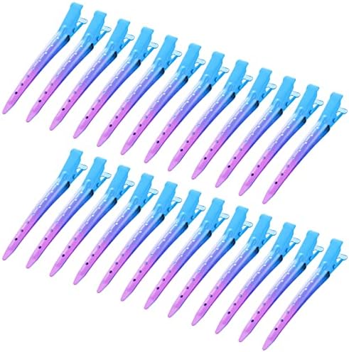 Bantoye 24Packs Duck Bill Clips 3.35Inch Metal Alligator Clip,Gradient Blue