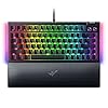 Razer Teclado mecánico BlackWidow V4 75% para juegos: diseño intercambiable en caliente, compacto y duradero, interruptores táctiles naranjas, Chroma RGB, rodillo MF y teclas multimedia, cómodo