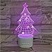 Produktbild Nachtlicht Weihnachtsbaum Illusion Light 3D 5-Farben-Farbverlauf Umgebungslicht Creative Bluetooth Speaker White Base