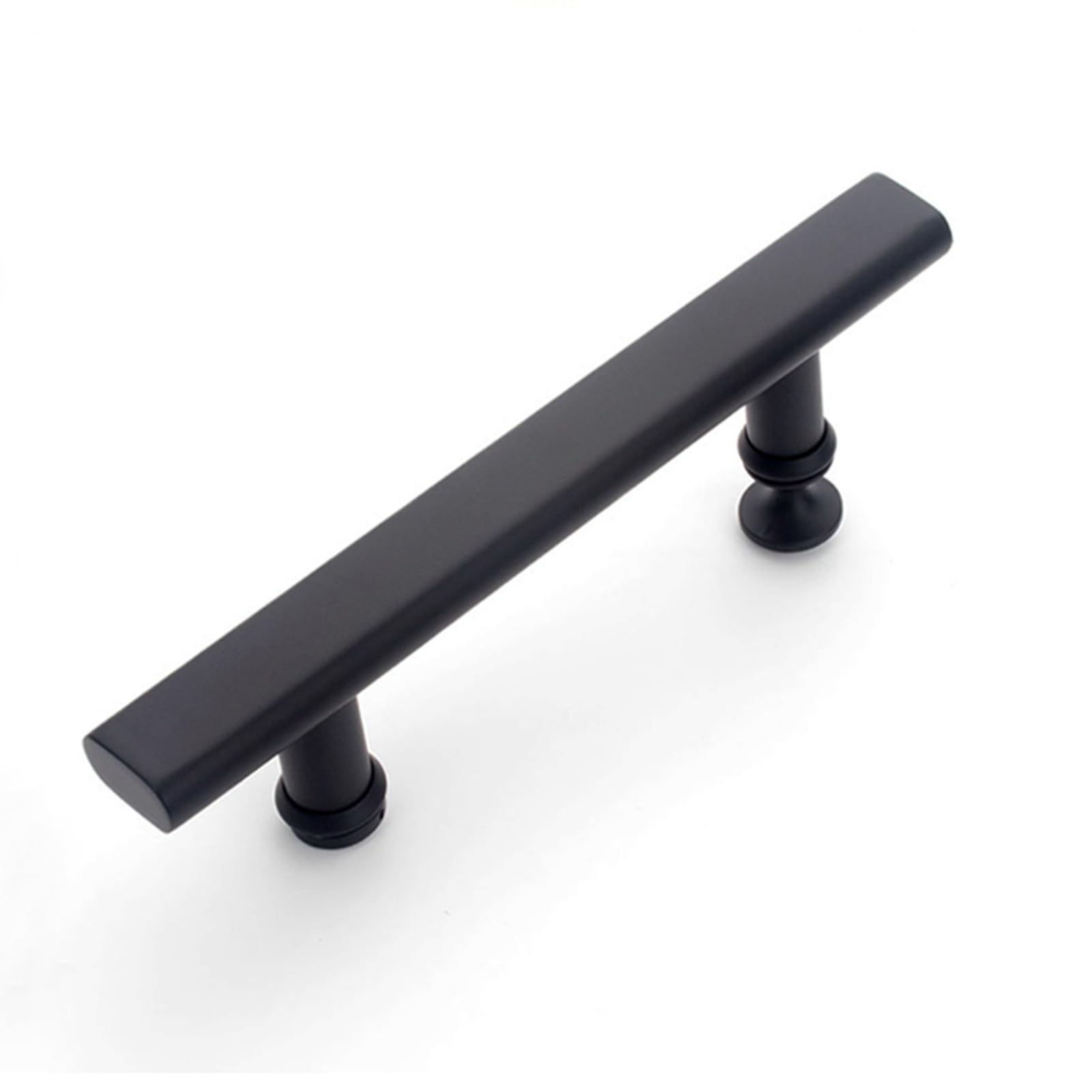 Poignée de porte de douche en acier inoxydable noir mat entraxe 300mm pour porte vitrée coulissante
