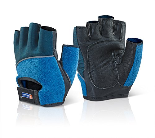 Preisvergleich Produktbild Fingerlose Gel-Handschuhe, R / W / B, L