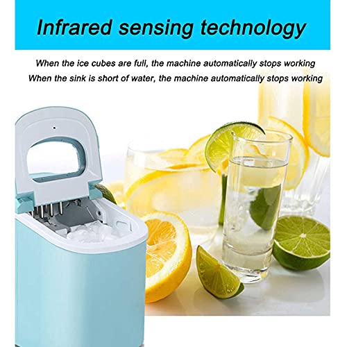 Mini Fabricadora de Hielo Automática Compacta Plata miniatura 5