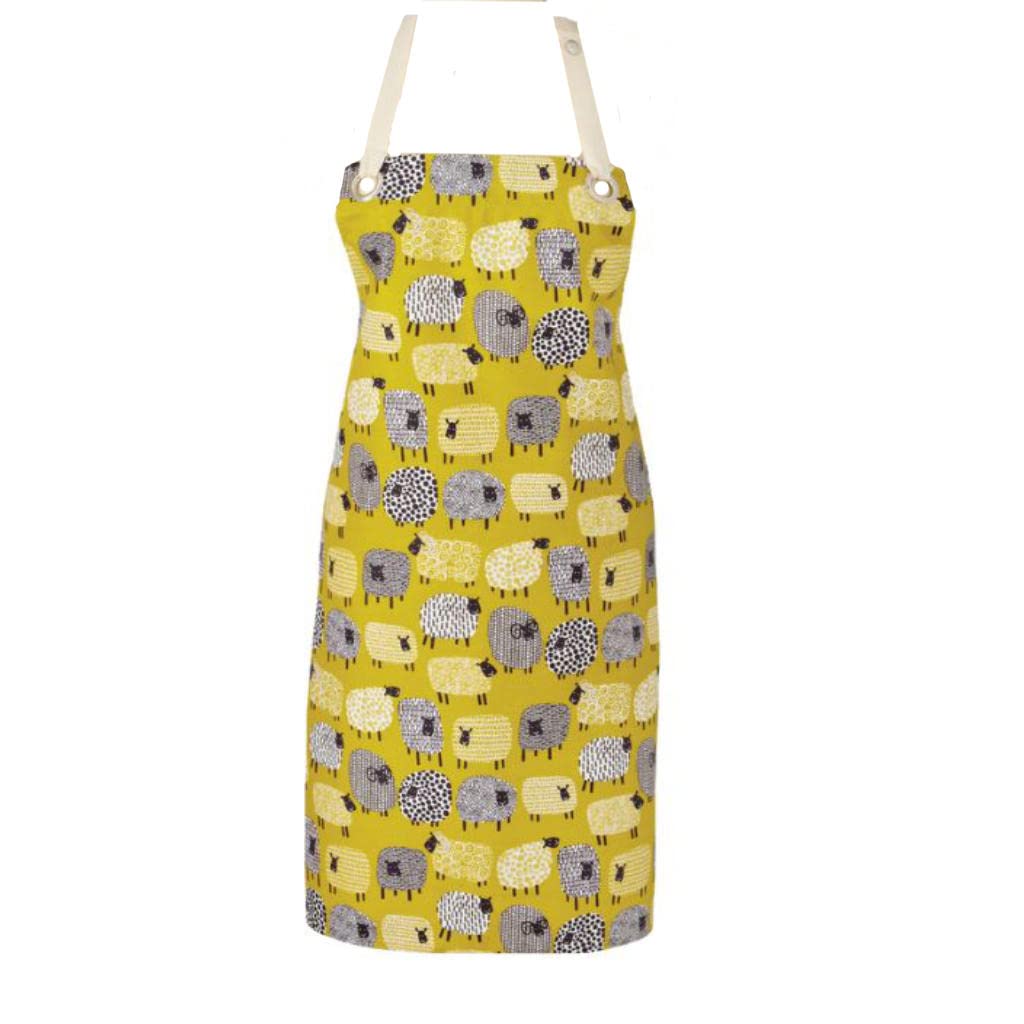 Ulster Weavers Dotty Sheep Yellow PVC Apron