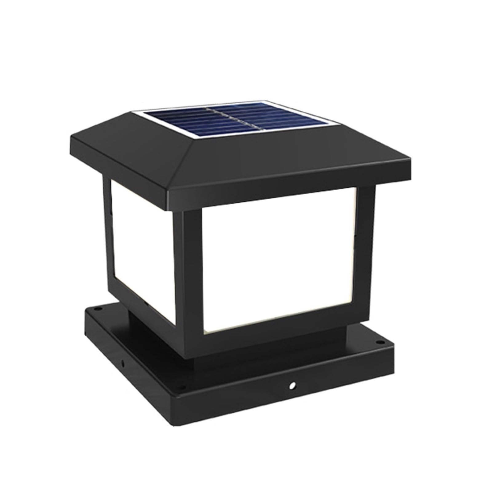 TRDEWR 1pcs Solar Light Fence IP65 Outdoor Lamp for Garden Decoration Gate Wall Courtyard Cottage Efficiently Utilize Sunlight