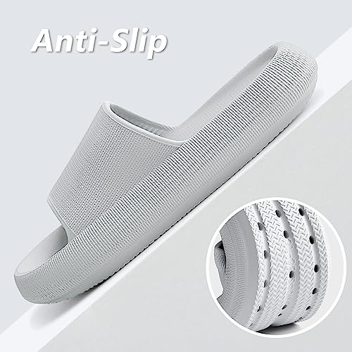Menore Slippers for Women and Men Quick Drying, Parent-Child EVA Open Toe Soft Slippers, Non-Slip Soft Shower Spa Bath Pool Gym Beach House Sandals for Indoor & Outdoor