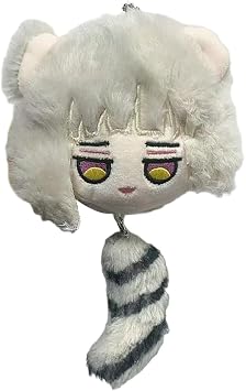 Anime Nakajima Atsushi Plush Pillow BSD Ranpo Edogawa Soft Stuffed Figure Cute Keychain Decoration Collectible Gifts for Fans 10cm