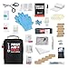 Uncharted Supply Co. First Aid Pro Kit for Emergency Preparedness Survival - Car, Backpacking, Hiking, and Camping - Compact, Lightweight, Water-Resistant - Fully Stocked