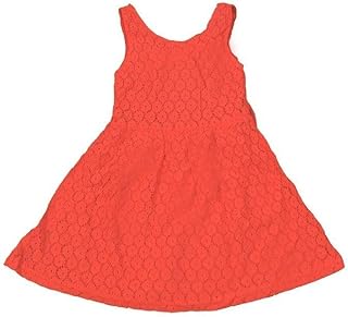 فستان بناتى صيفى احمر اللون