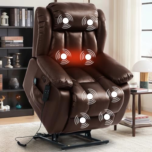 PARKOL Infinite Position Power Lift Recliner Chair for Elderly with Massage and Heating