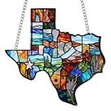 CENTOLEO Acrylic Texas Suncatcher Ornaments for Christmas Tree - United States Gifts for Women, Travel Lovers Gift Acrylic, Christmas Ornament for Tree Decorations, Texas Gifts for Women