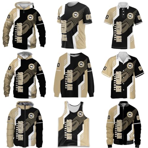 Mens Football Comfort Colors Custom Name Number Lightweight Water-Resistant Down Jacket Puffer Coat S-5XL4