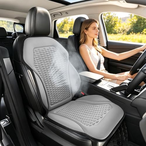 ¡Viaja fresco en verano! Cojín de asiento ventilado y ergonómico para sedán y camión 3