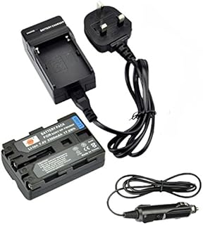 DSTE NP-FM500H Rechargeable Li-ion Battery with Charger DC01 for Sony Alpha SLT-A57, A58, A65, A65V, A77, A77V, A99, CLM-V55, DSLR-A100, A200, A300, A350, A450, A500, A550, A560, A580, A700, A850, A900 Digital Cameras