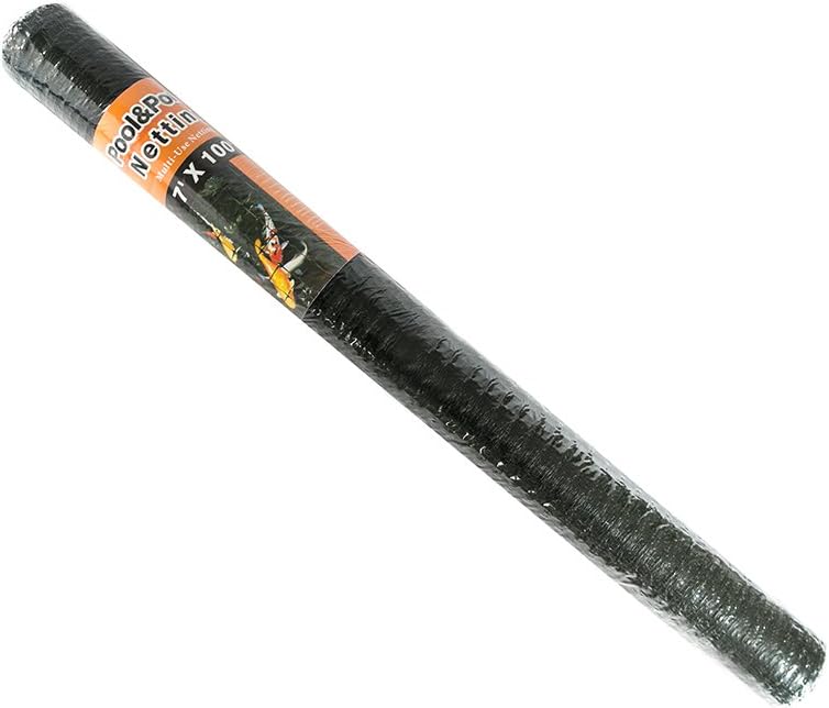 NaiteNet Lightweight Deer Netting-Physical Fence-Protects Crops & Shrubs from Animals-7 x 100 Ft. Black