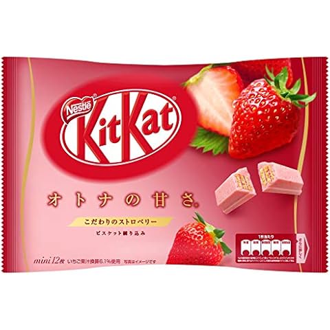 KITKAT MINI STRAWBERRY - KIT KAT FRAGOLA JAPAN Cover