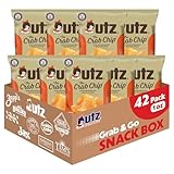 Utz Crab Chips 1 oz. Bags, 42 Count, Crispy Fresh Potato Chips, Perfect for Vending Machines, Individual Snacks to Go, Trans-Fat Free
