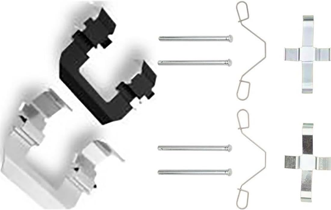 Hardware Kit, 2PCs Front Rear Disc Brake Hardware Kit Automotive Replacement fits Peugeot 505 1980 1981 1982 1983 2.0L l4, fits Peugeot 505 1980 1981 1982 1983 2.3L l4