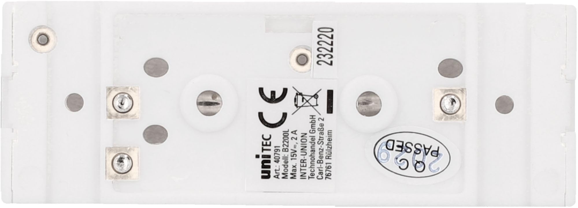 Honeywell Beldrukker verlicht opbouw wit 60x26x24mm-lightspot - D534WE