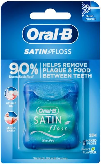 Oral B Satin Dental Floss 25m Mint