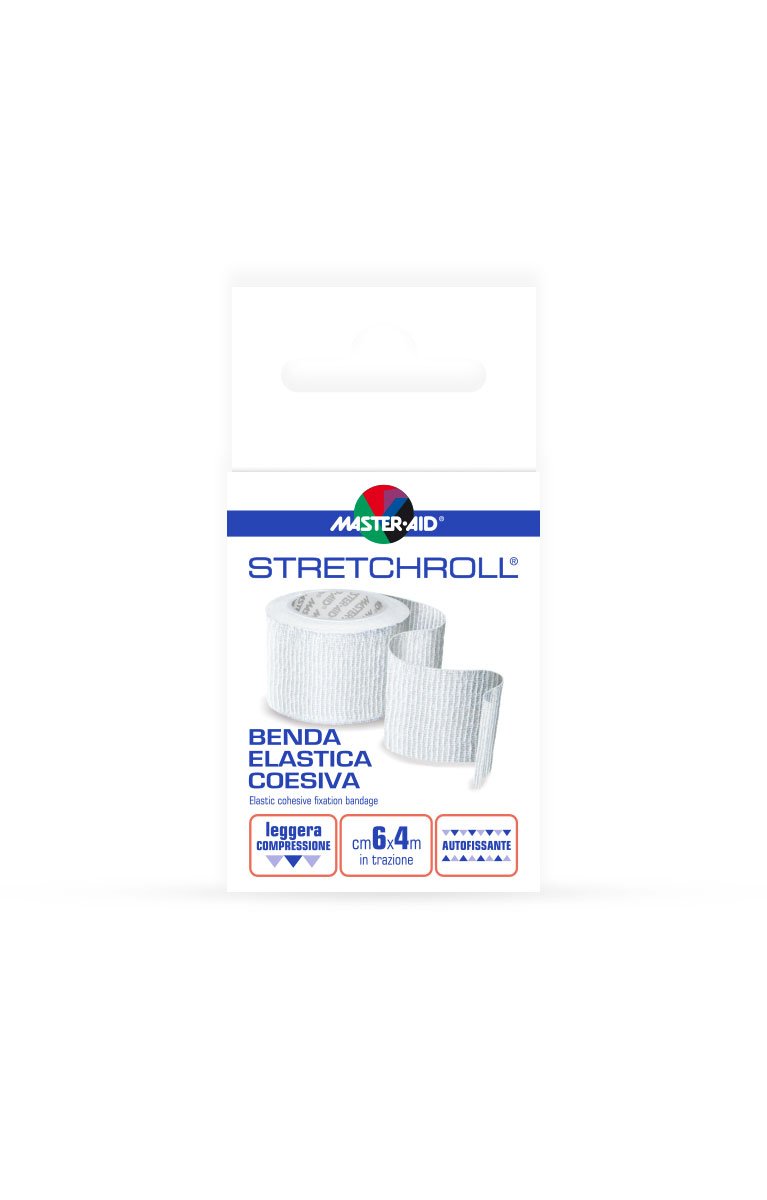 MASTER AID Stretchroll-Bnd Elas 6 x 4 m