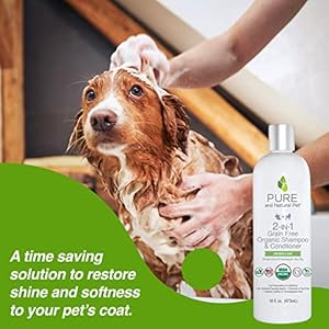 Pure-and-Natural-Pet-USDA-Certified-Organic-2-in-1-Grain-Free-Shampoo-Conditioner-Lavender-Mint-16-oz - Cucciolini Doodles   Pure-and-Natural-Pet-USDA-Certified-Organic-2-in-1-Grain-Free-Shampoo-Conditioner-Lavender-Mint-16-oz
